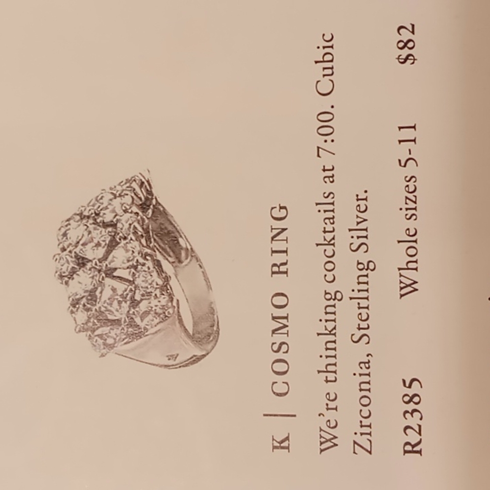 Cubic zirconia Ring
